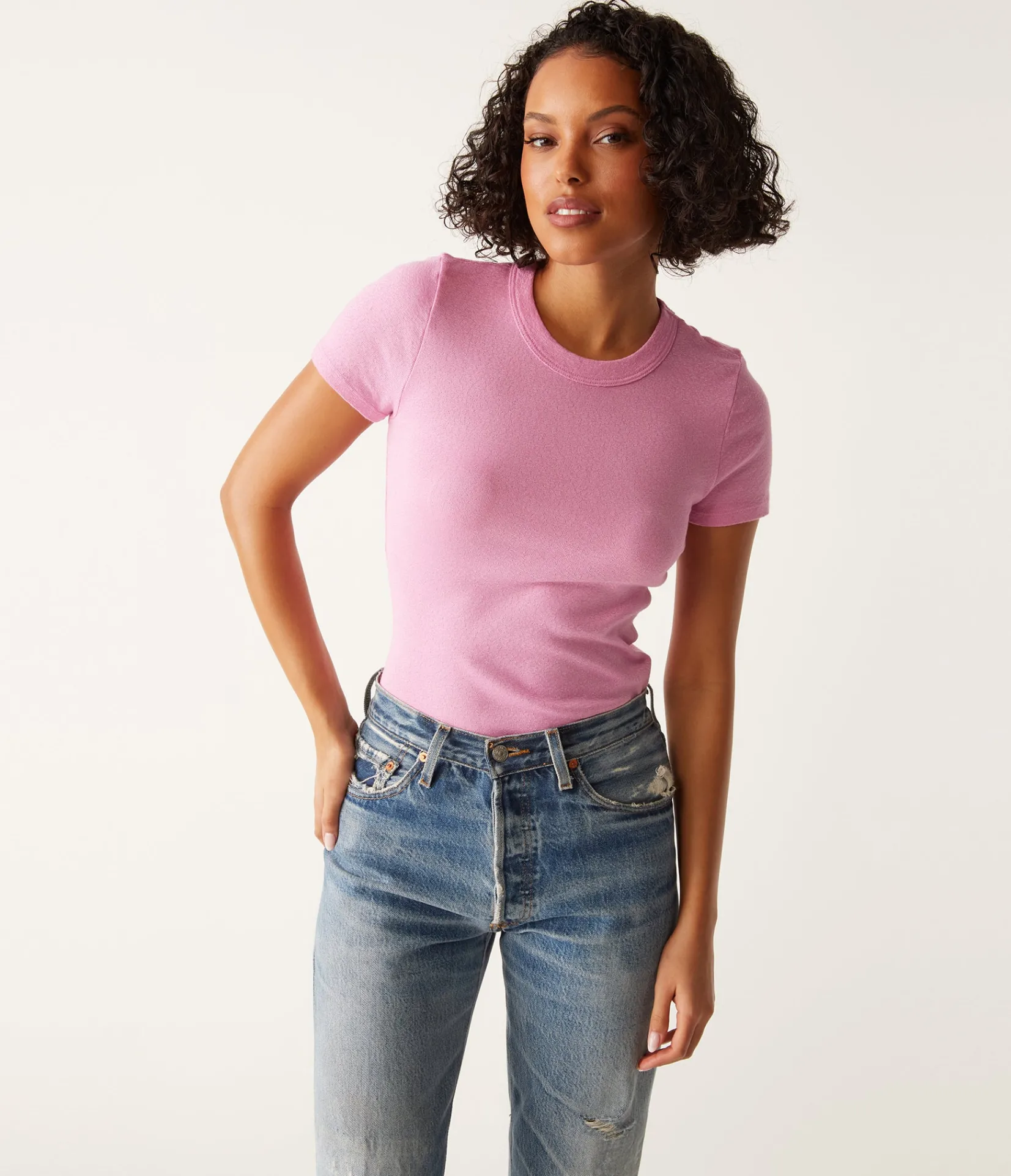 fallon_shine_tee_44.webp Michael Stars Fallon Shine Tee- T-Shirts | Shine T-Shirts