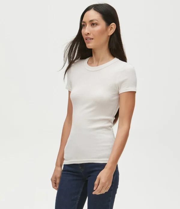 Michael Stars Fallon Shine Tee- T-Shirts | Shine T-Shirts