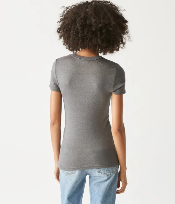 Michael Stars Fallon Shine Tee- T-Shirts | Shine T-Shirts