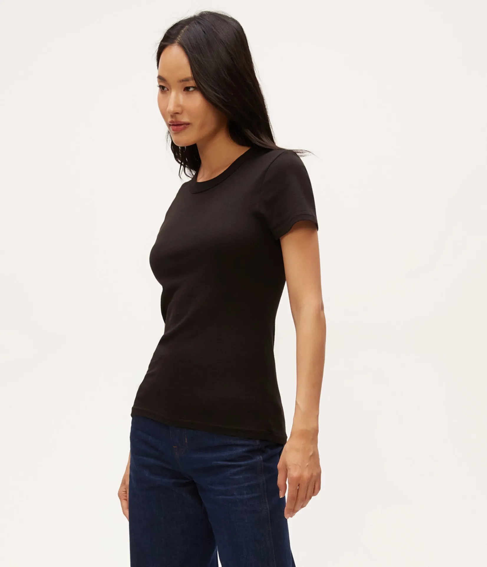 fallon_shine_tee_6.webp Michael Stars Fallon Shine Tee- T-Shirts | Shine T-Shirts