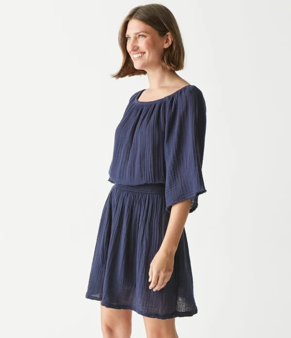 Michael Stars Fernanda Gauze Convertible Dress- Dresses | Mini Dresses