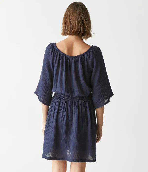 Michael Stars Fernanda Gauze Convertible Dress- Dresses | Mini Dresses