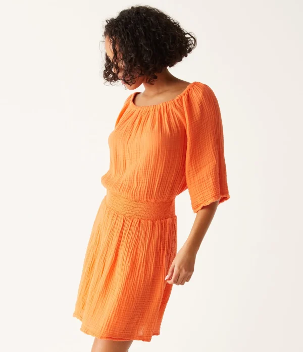 Michael Stars Fernanda Gauze Convertible Dress- Dresses | Mini Dresses
