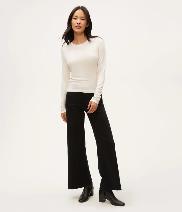 Michael Stars Finn Crew Neck Top- T-Shirts