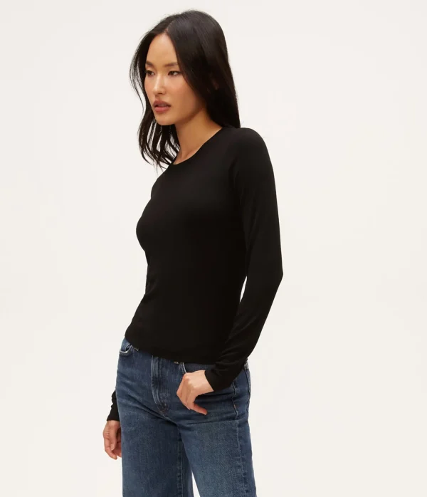Michael Stars Finn Crew Neck Top- T-Shirts