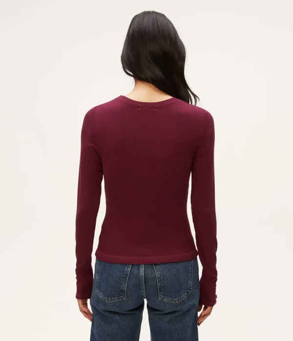 Michael Stars Finn Crew Neck Top- T-Shirts