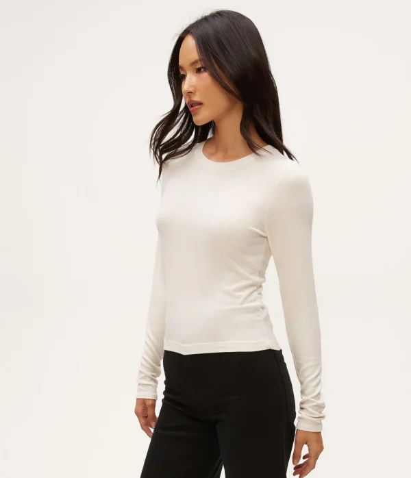 Michael Stars Finn Crew Neck Top- T-Shirts