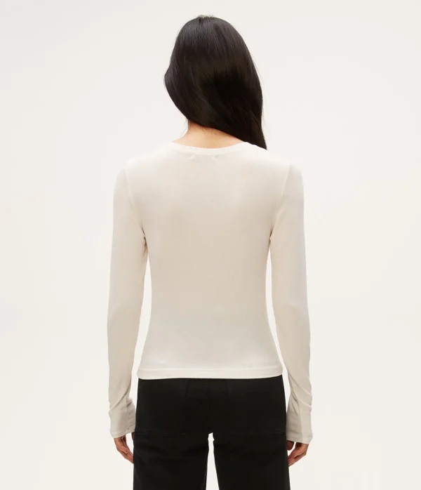 Michael Stars Finn Crew Neck Top- T-Shirts