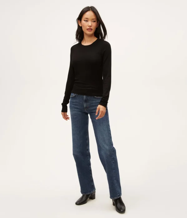 Michael Stars Finn Crew Neck Top- T-Shirts