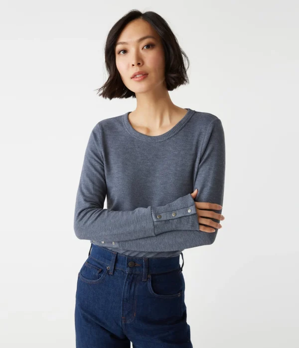 Michael Stars Freja Ruched Top- T-Shirts