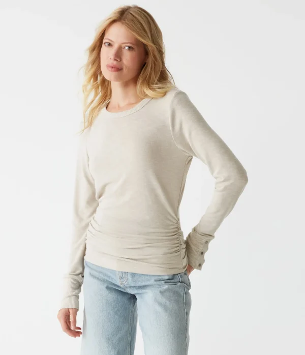 Michael Stars Freja Ruched Top- T-Shirts