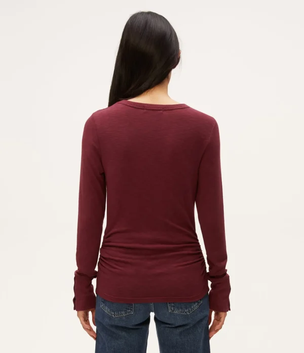 Michael Stars Freja Ruched Top- T-Shirts