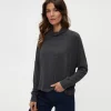 Michael Stars Frida Mock Neck Top- Loungewear