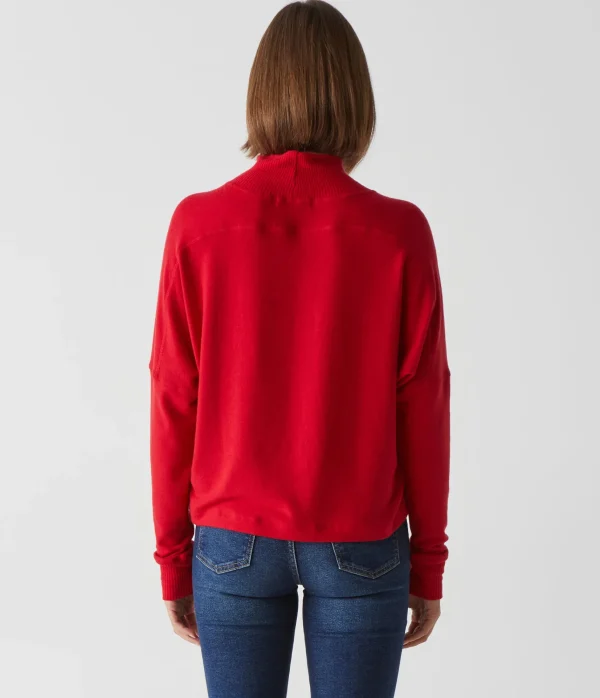 Michael Stars Frida Mock Neck Top- Loungewear