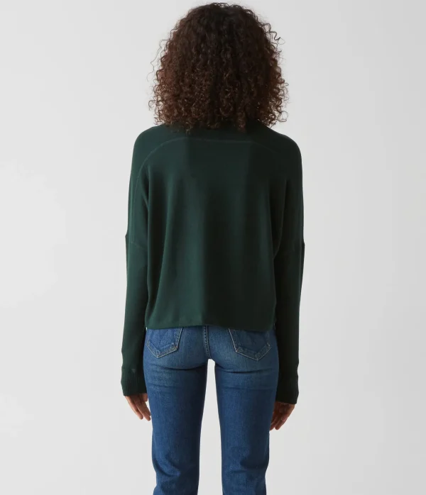 Michael Stars Frida Mock Neck Top- Loungewear
