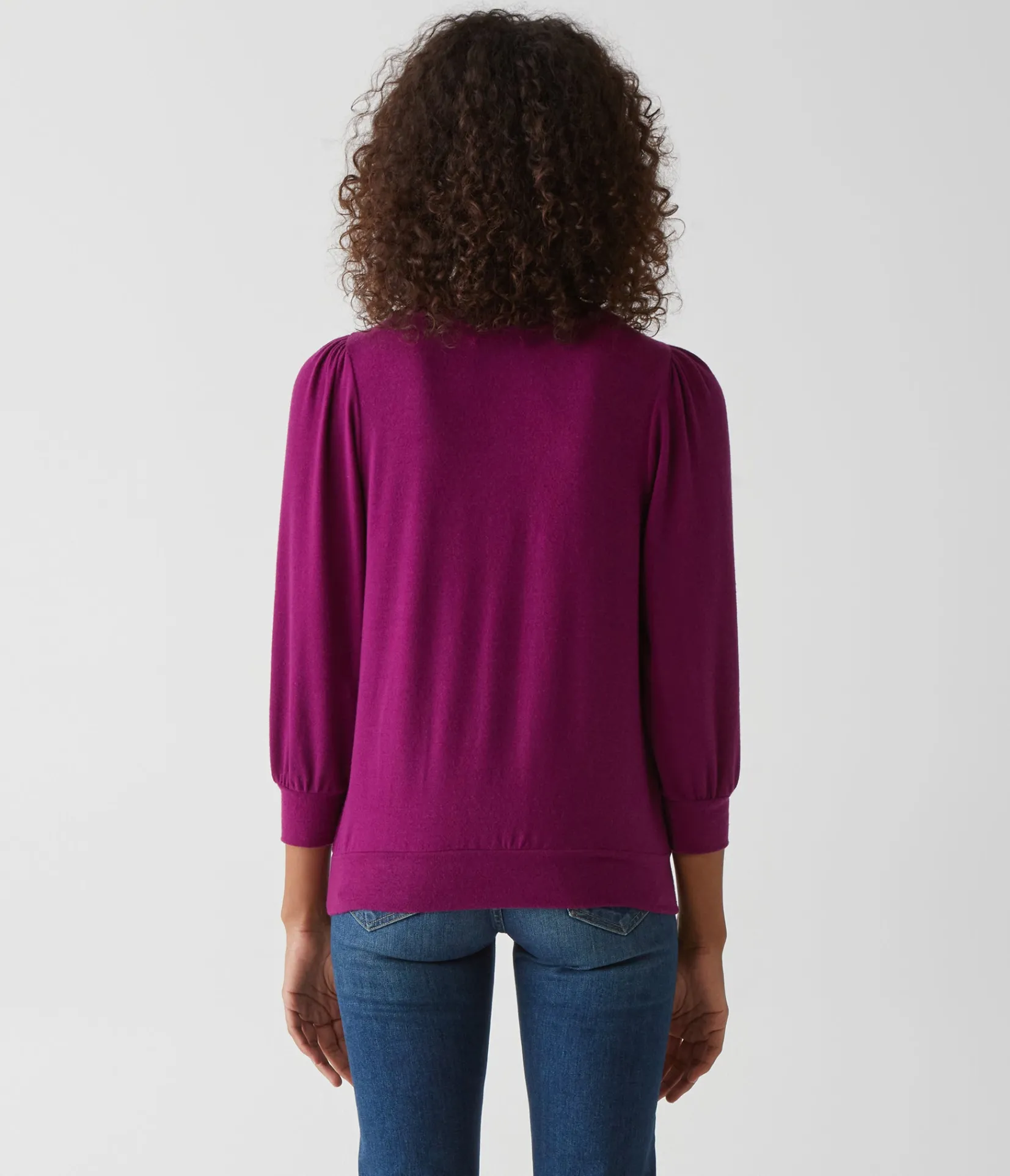 gabriella_vneck_top_32.webp Michael Stars Gabriella V-Neck Top- Loungewear