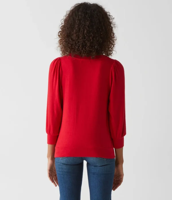 Michael Stars Gabriella V-Neck Top- Loungewear