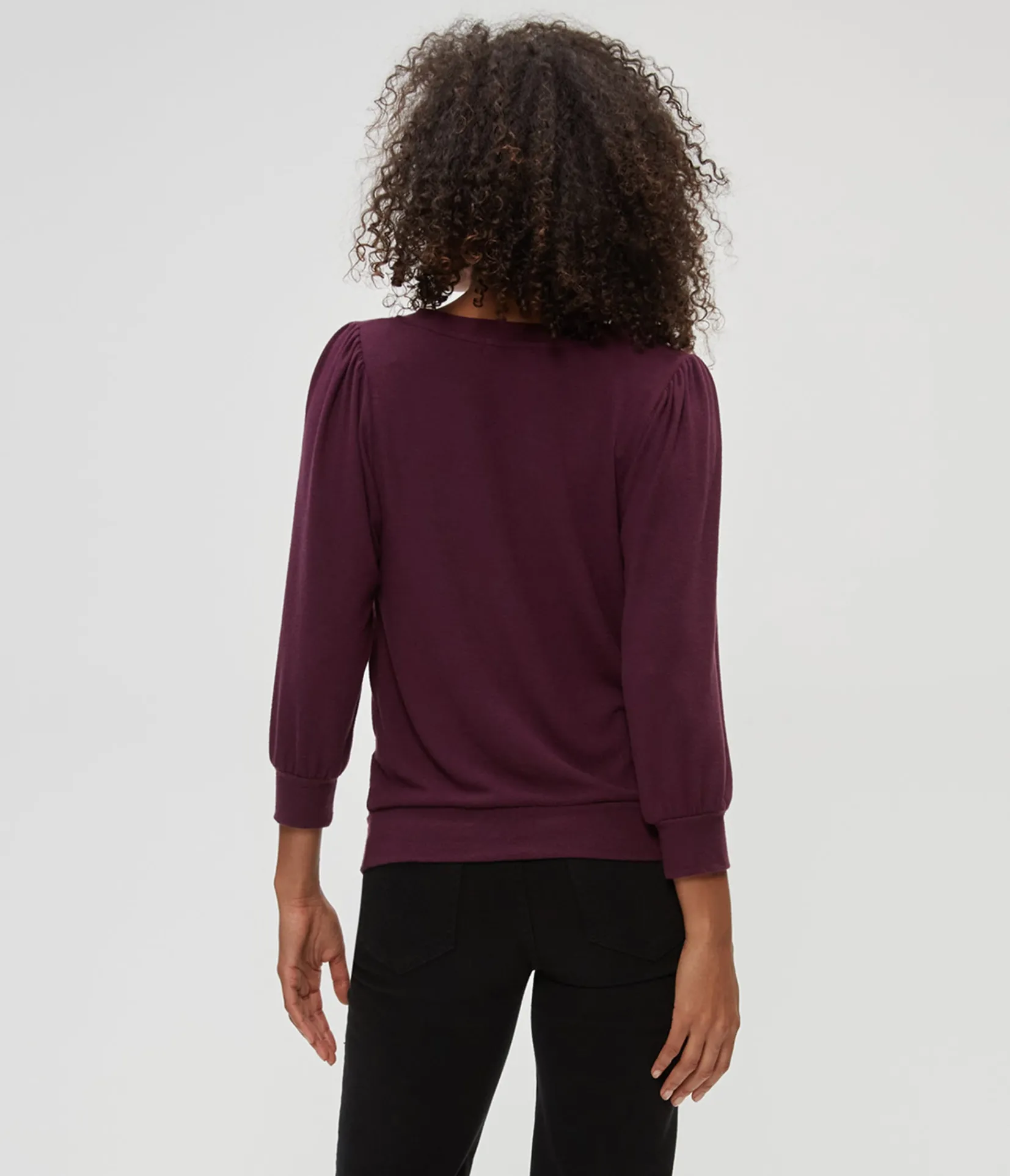 gabriella_vneck_top_58.webp Michael Stars Gabriella V-Neck Top- Loungewear