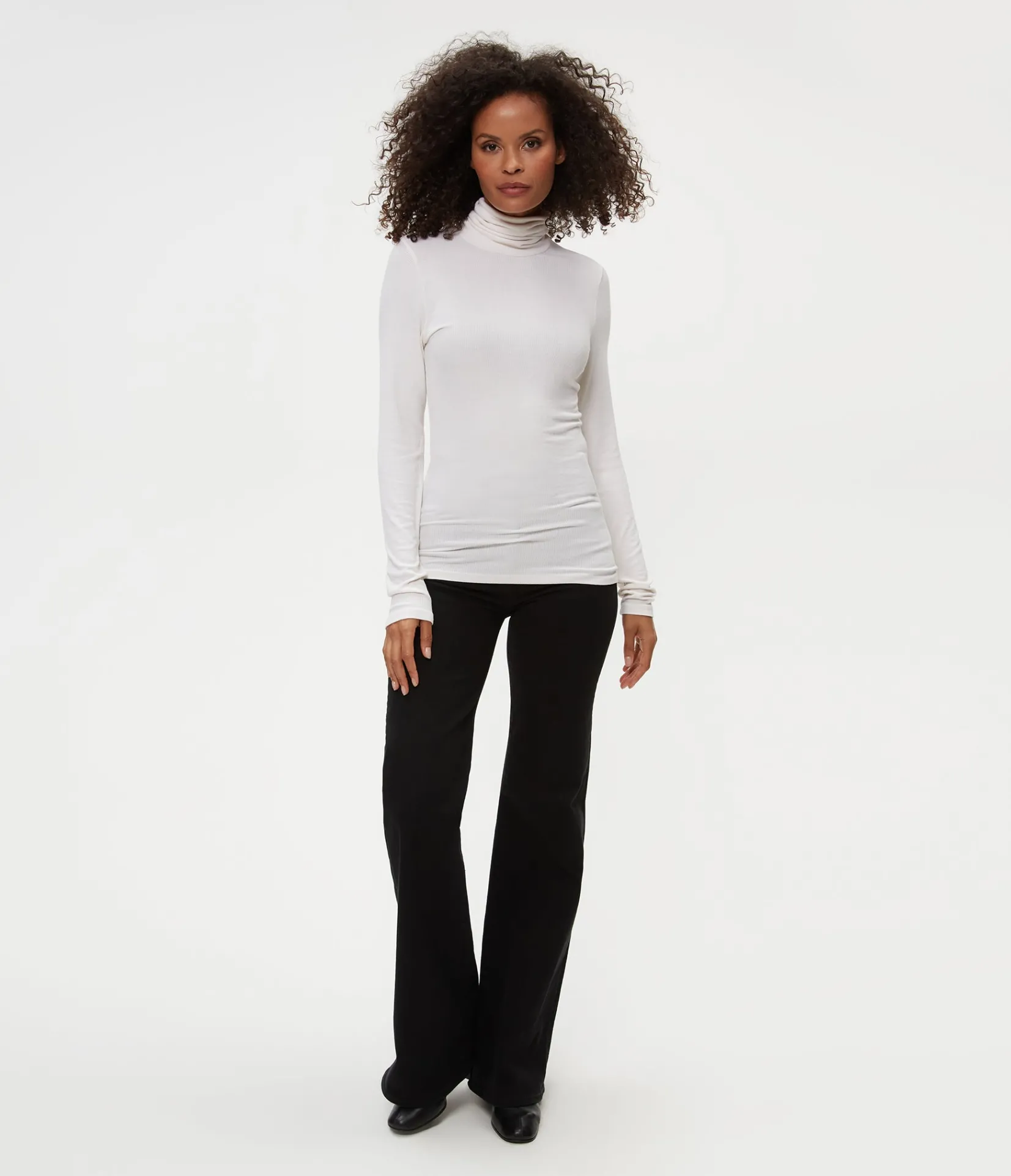 gail_ribbed_turtleneck_1.webp Michael Stars Gail Ribbed Turtleneck- T-Shirts