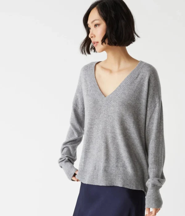 Michael Stars Gemma V-Neck Cashmere Sweater- Sweaters & Cardigans