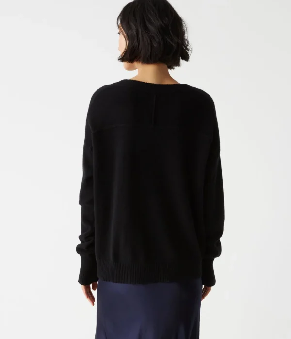 Michael Stars Gemma V-Neck Cashmere Sweater- Sweaters & Cardigans