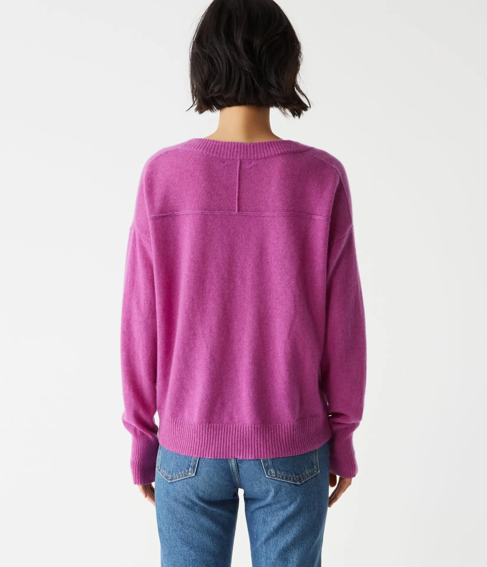 gemma_vneck_cashmere_sweater_3.webp Michael Stars Gemma V-Neck Cashmere Sweater- Sweaters & Cardigans