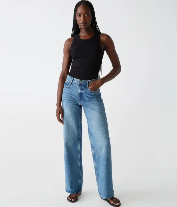 Michael Stars Gina Ribbed Crop Tank- Tank Tops | Ultra Rib T-Shirts