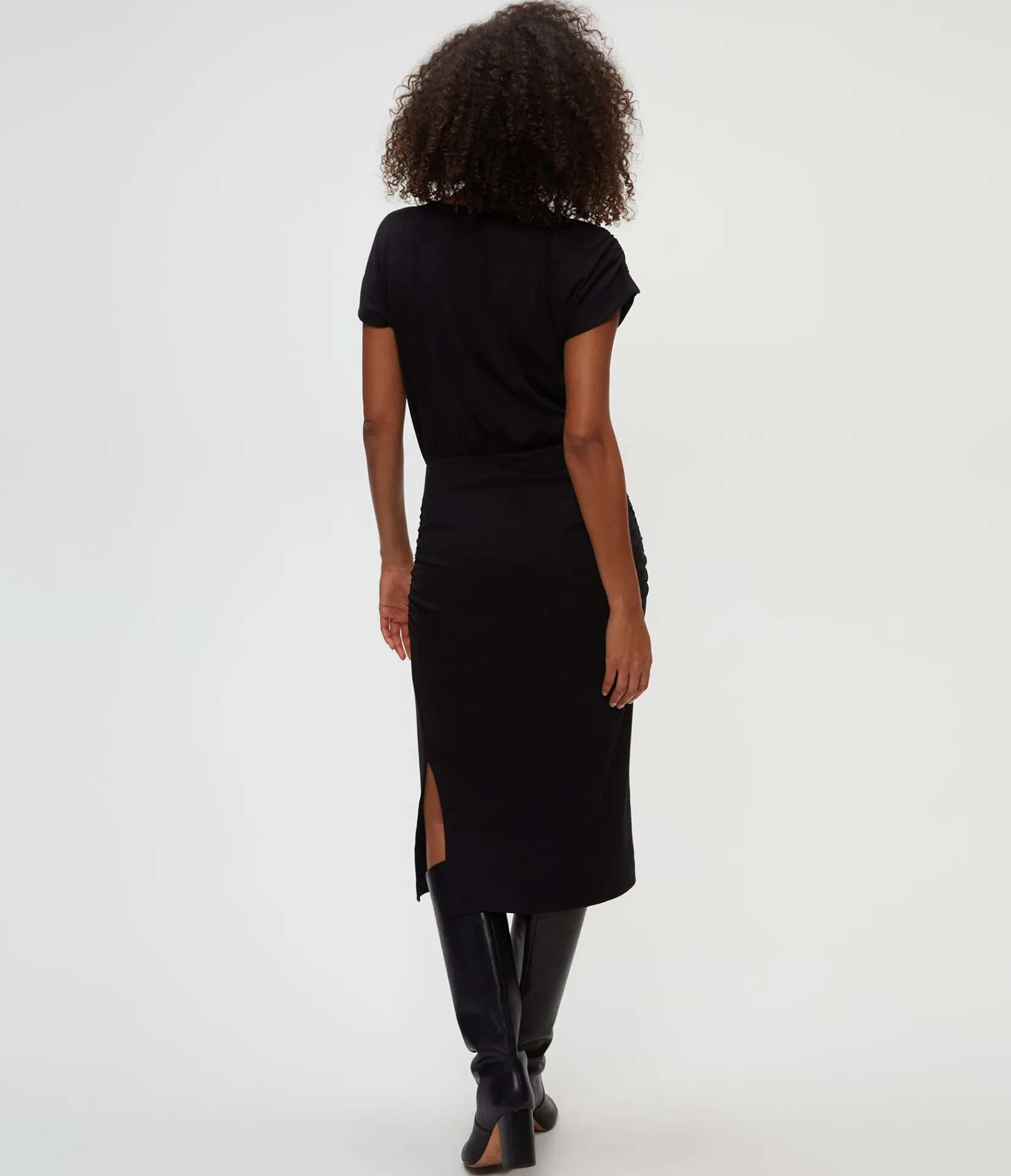 hannah_midi_dress_3.webp Michael Stars Hannah Midi Dress- Dresses | Midi Dresses
