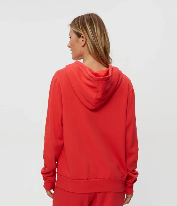 Michael Stars Harper Plush Terry Zip-Up Hoodie- Loungewear