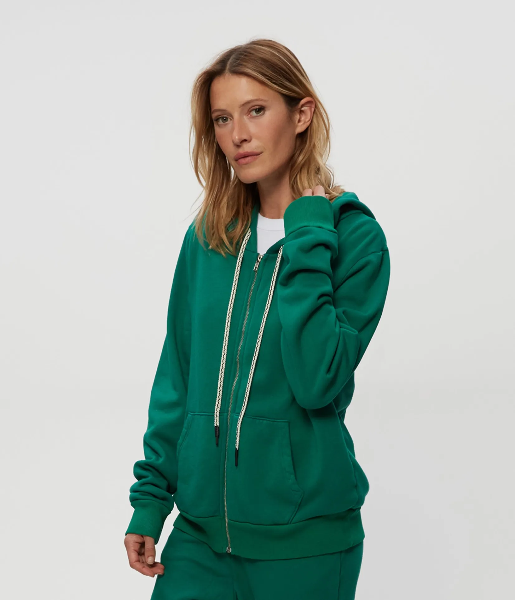 harper_plush_terry_zipup_hoodie_2.webp Michael Stars Harper Plush Terry Zip-Up Hoodie- Loungewear