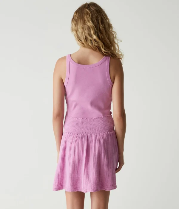 Michael Stars Havana Smocked Gauze Skirt- Pants, Shorts & Skirts