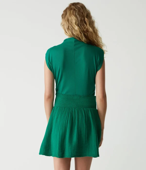 Michael Stars Havana Smocked Gauze Skirt- Pants, Shorts & Skirts