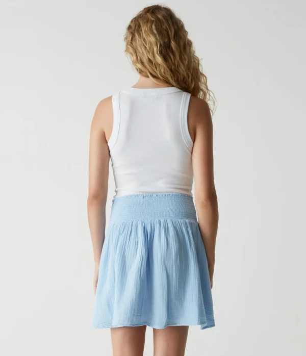 Michael Stars Havana Smocked Gauze Skirt- Pants, Shorts & Skirts