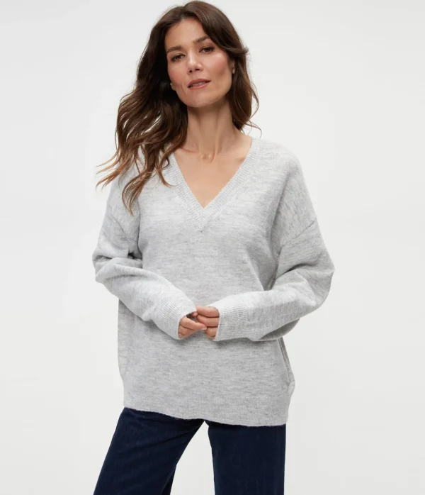 Michael Stars Hendrix V-Neck Sweater- Sweaters & Cardigans