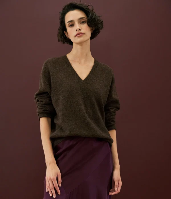 Michael Stars Hendrix V-Neck Sweater- Sweaters & Cardigans