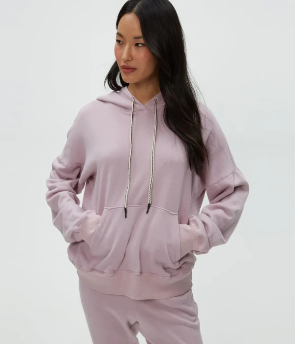 Michael Stars Honey Plush Hoodie- Loungewear