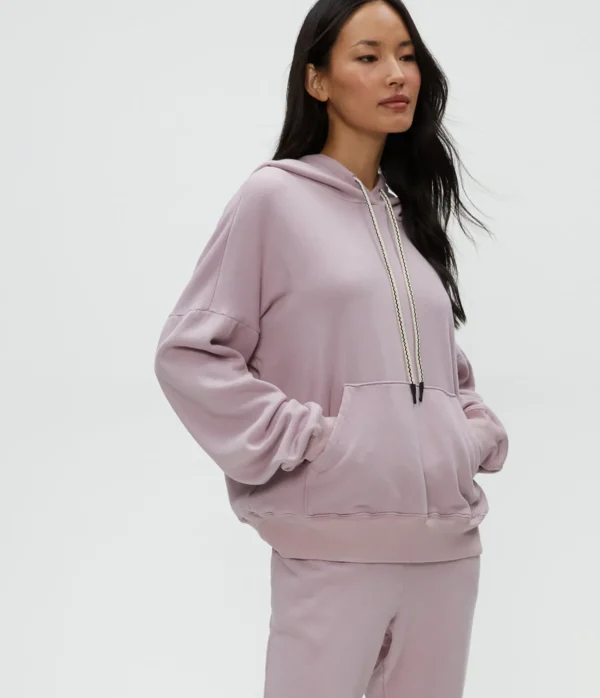 Michael Stars Honey Plush Hoodie- Loungewear