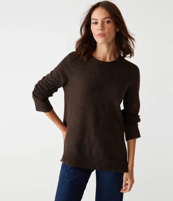 Michael Stars Imogen Crew Neck Sweater- Sweaters & Cardigans