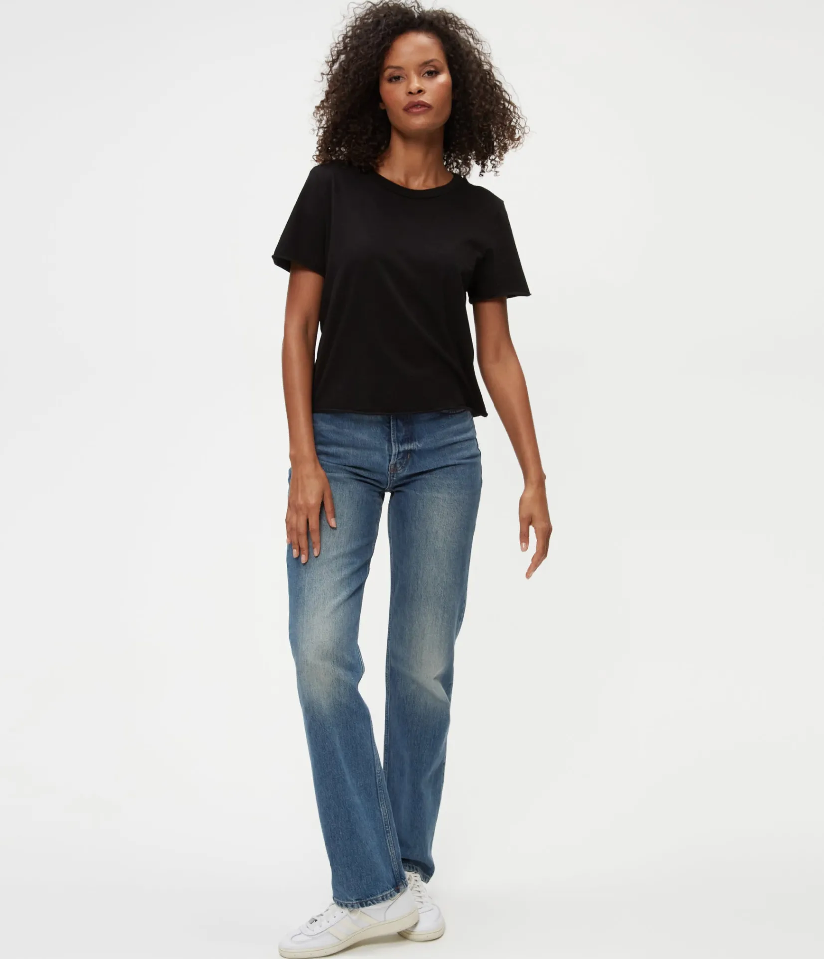 jackie_crew_neck_tee_1.webp Michael Stars Jackie Crew Neck Tee- T-Shirts | Daily T-Shirts