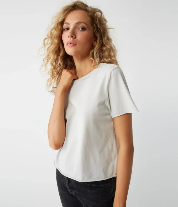 Michael Stars Jackie Crew Neck Tee- T-Shirts | Daily T-Shirts