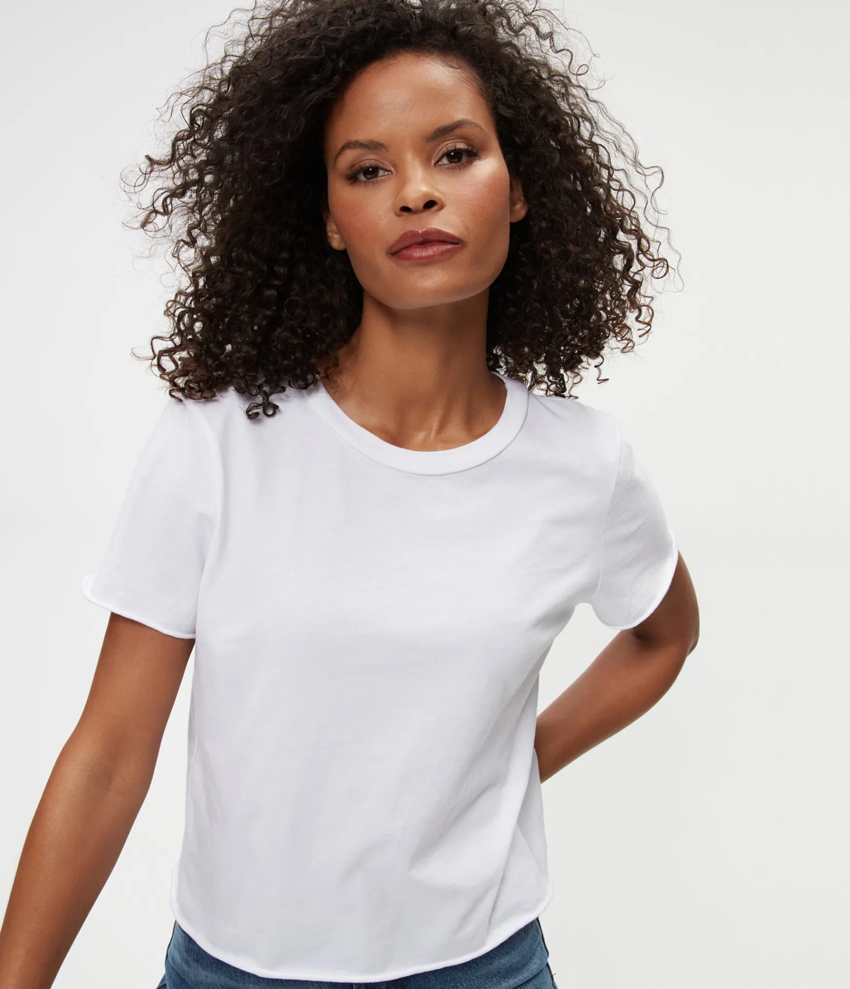 jackie_crew_neck_tee_4.webp Michael Stars Jackie Crew Neck Tee- T-Shirts | Daily T-Shirts
