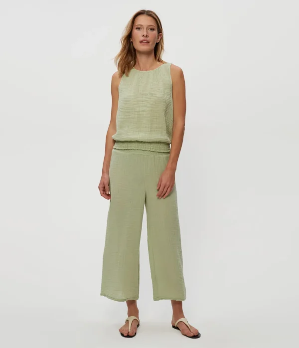 Michael Stars Janelle Tie Neck Tank- Tops, Blouses & Shirts