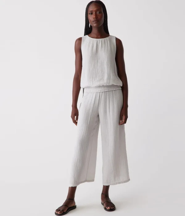 Michael Stars Janelle Tie Neck Tank- Tops, Blouses & Shirts