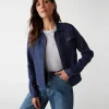 Michael Stars Jean Linen Jacket- Blazers, Jackets & Outerwear