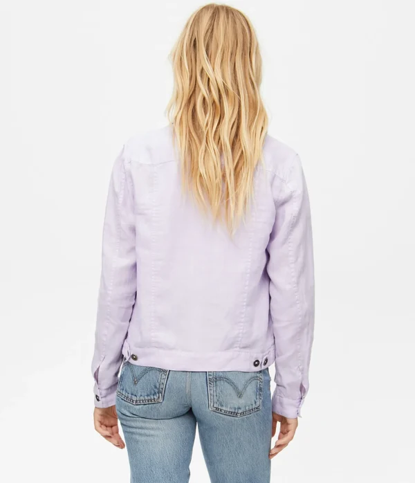 Michael Stars Jean Linen Jacket- Blazers, Jackets & Outerwear
