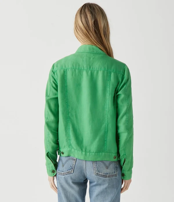 Michael Stars Jean Linen Jacket- Blazers, Jackets & Outerwear