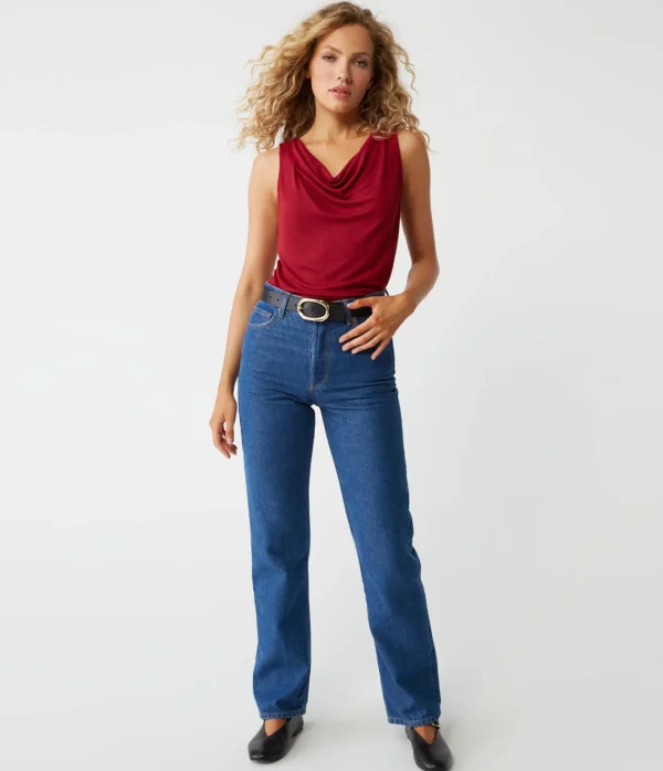 Michael Stars Jeanette Cowl Neck Tank- Tops, Blouses & Shirts | Tank Tops