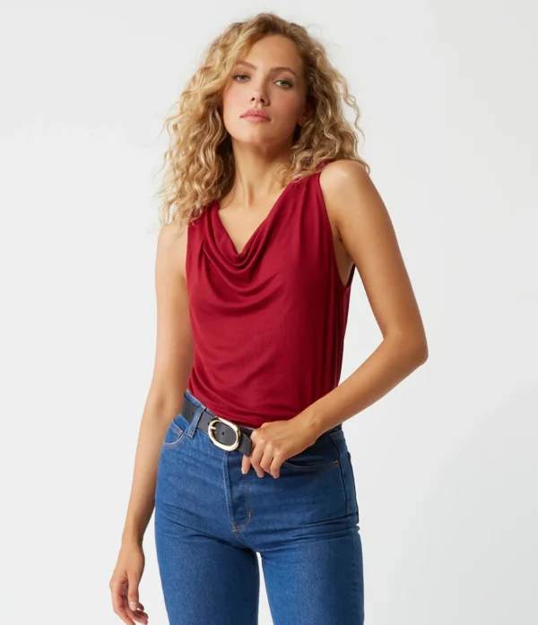 Michael Stars Jeanette Cowl Neck Tank- Tops, Blouses & Shirts | Tank Tops