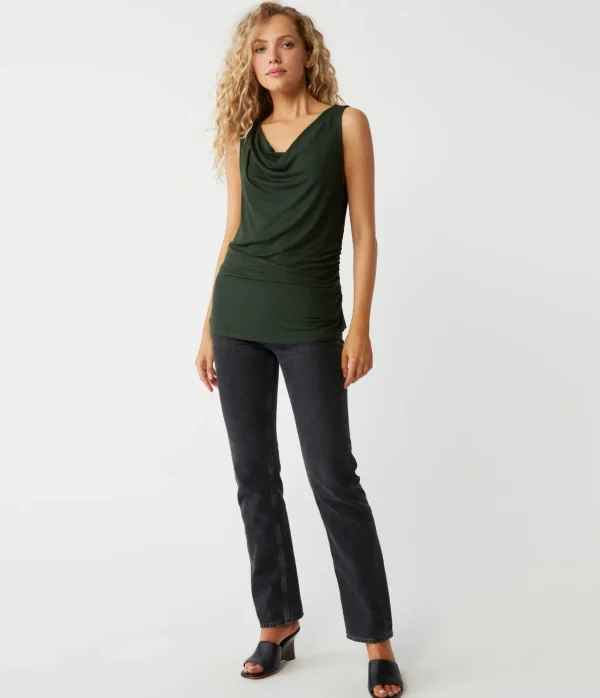 Michael Stars Jeanette Cowl Neck Tank- Tops, Blouses & Shirts | Tank Tops