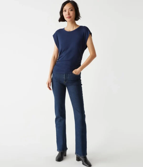 Michael Stars Joni Power Shoulder Tee- Tops, Blouses & Shirts | T-Shirts